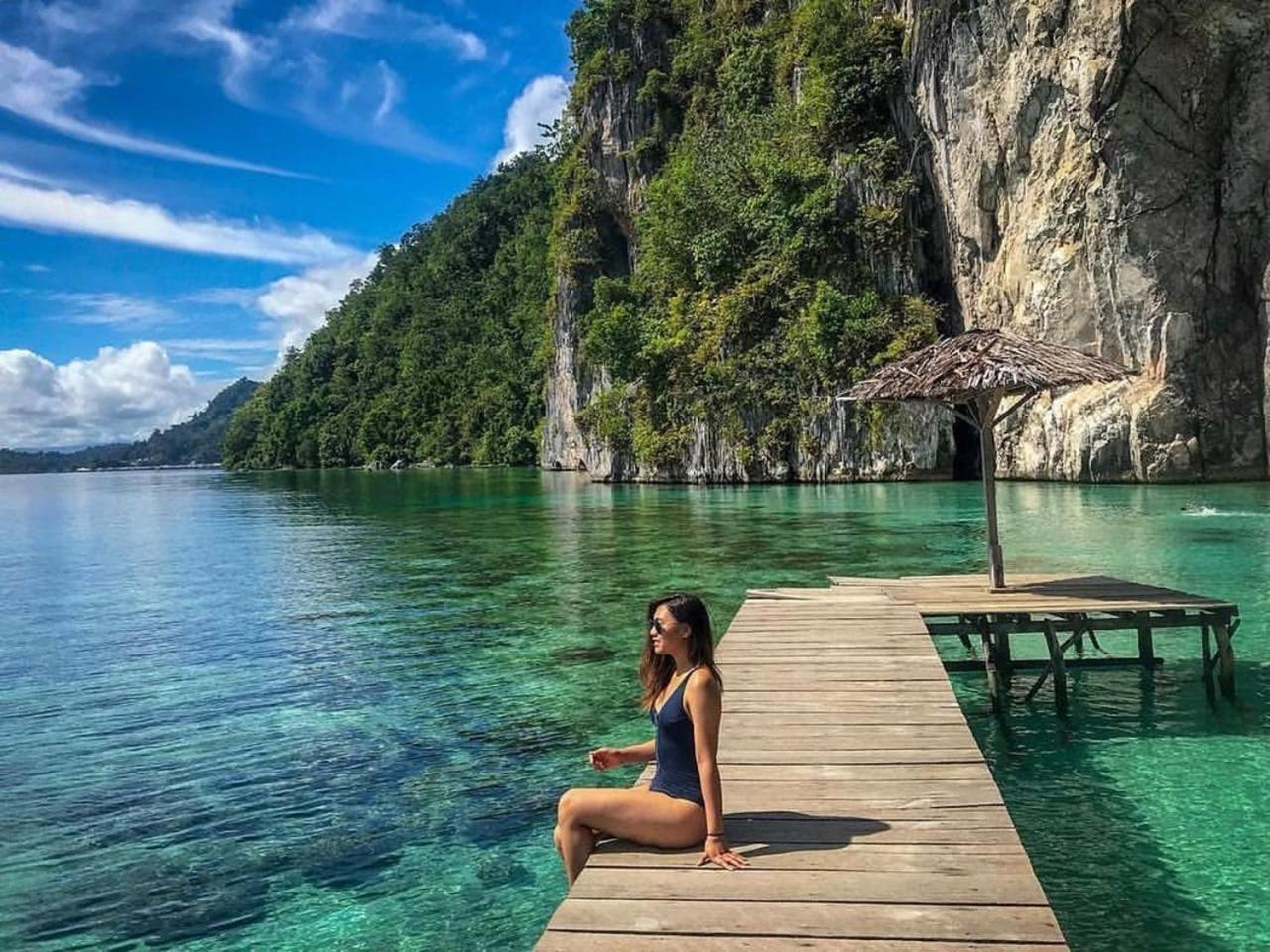 Nusa Nalan Beach Resort Rumah Olat Bagian luar foto